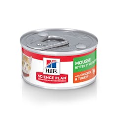 Hill’s Science Plan Kitten 1st Nutrition Mousse Kip & Dinde 24x82g