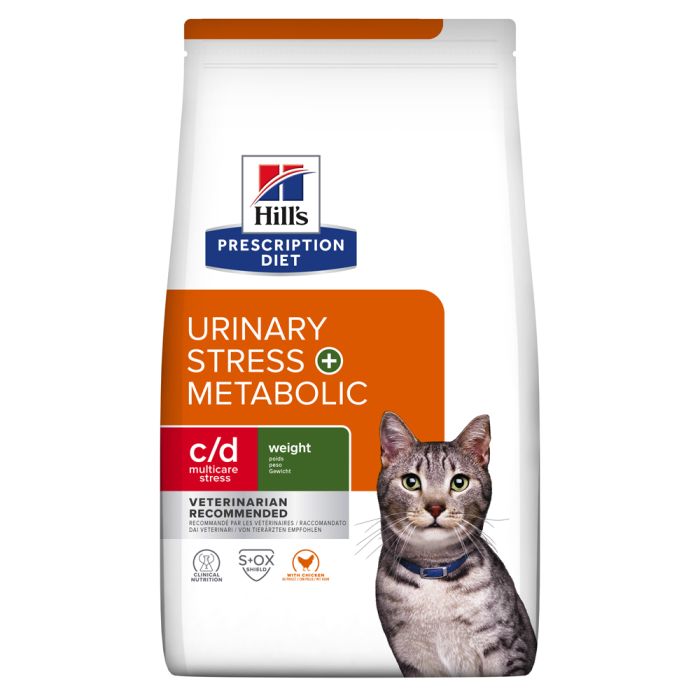 Hill's C/D Urinary Stress + Metabolic Kat Kip | PharmaPets
