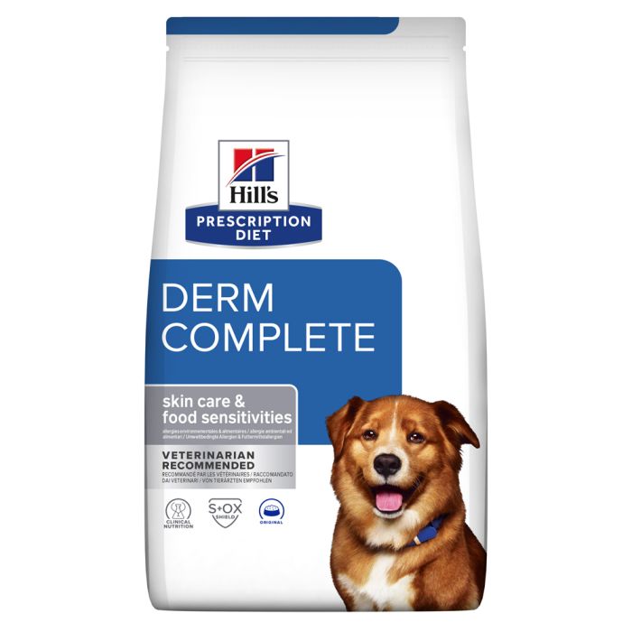Hervat eb Array Hill's Prescription Diet Derm Complete Hondenvoer 12 Kg Zak - Droogvoer  Hond - Hondenvoer Hill's Prescription Diet | Pharmapets