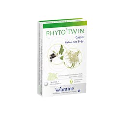 Wamine Phyto'Twin Cassis / Reine des prés 30 Comprimés