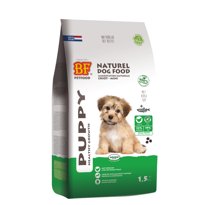 teleurstellen Onverenigbaar huiselijk Bf Petfood Puppy Mini Hondenvoer 1,5kg - Droogvoer Hond - Hondenvoer  Biofood | Pharmapets