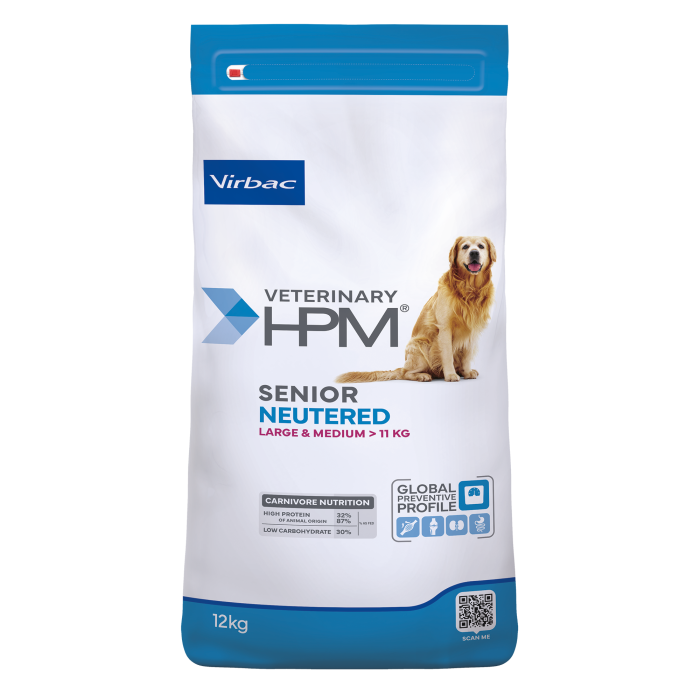 Virbac VETERINARY HPM シニア 2kg × 2袋 VETERINARY HPM 犬用 シニアニュータード (避妊去勢後) 2kg