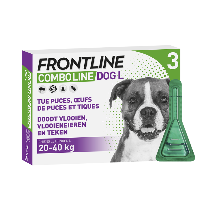 Beangstigend porselein Krimpen Frontline Combo Line Hond L 20-40kg 3pip - Spot-on behandeling Hond -  Anti-parasiet Frontline | Pharmapets