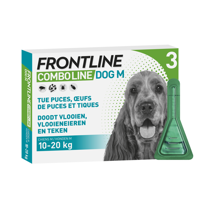 Relatief optillen zonde Frontline Combo Line Hond M 10-20kg 3pip - Spot-on behandeling Hond -  Anti-parasiet Frontline | Pharmapets
