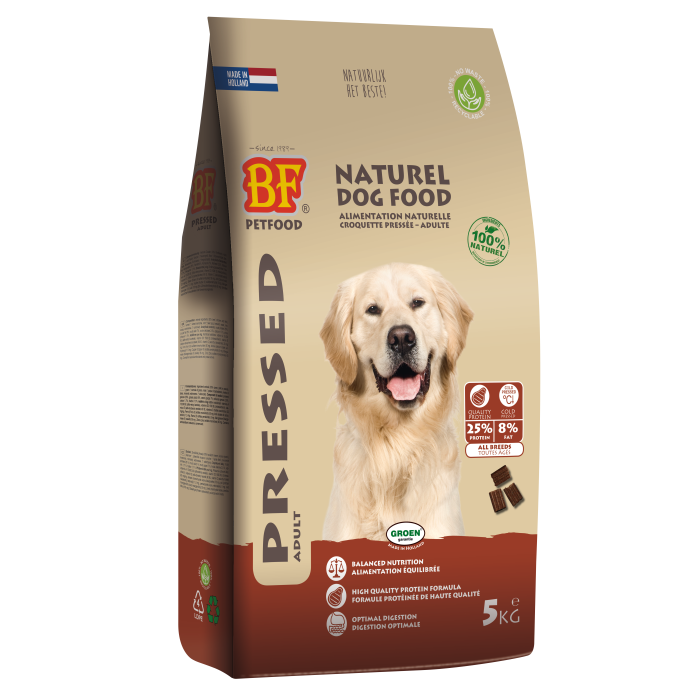 Arrangement ik heb nodig Parasiet Bf Petfood Geperst Adult Hondenvoer 5kg - Droogvoer Hond - Hondenvoer  Biofood | Pharmapets