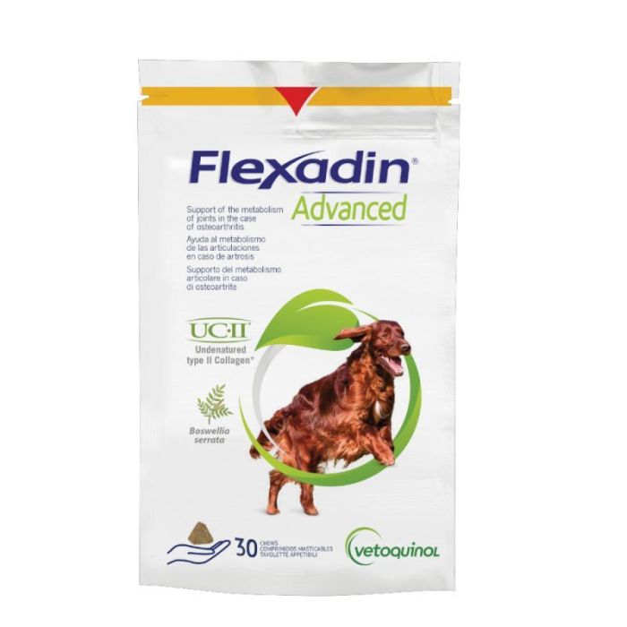 Flexadin Advanced - Sensibilité articulaire - Arthrose Chien - Compléments  alimentaires Flexadin