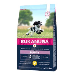 Eukanuba Puppy & Junior Medium Breed pour chien 12kg