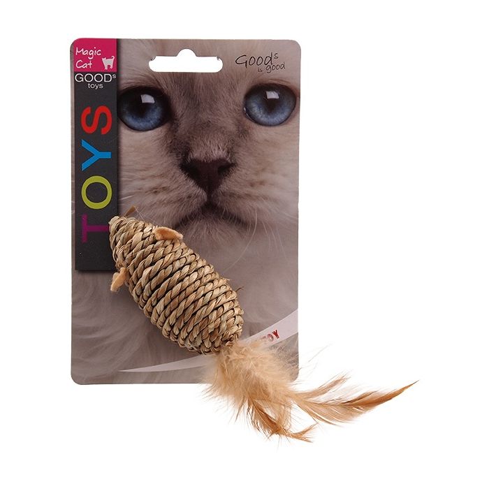 terug zuur Isoleren Magic Cat Muis Van Zeegras En Veren - 18cm - Pluche -muizen Kat - Speelgoed  Magic Cat | Pharmapets