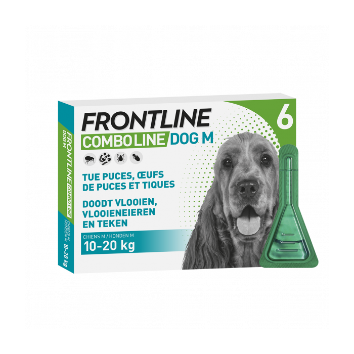omzeilen Absorberend ongezond Frontline Combo Line Hond M 10-20kg 6pip - Spot-on behandeling Hond -  Anti-parasiet Frontline | Pharmapets