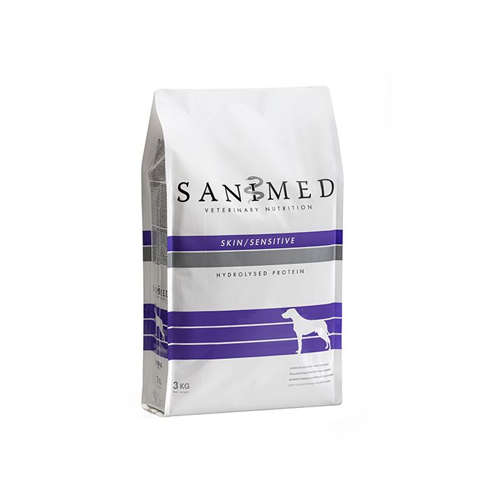 Sanimed Skin/Sensitive Croquettes pour chiens 3kg - Croquettes