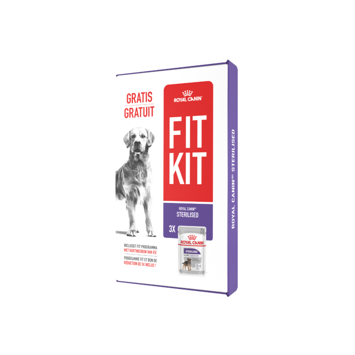 Algebra ondanks maak een foto Royal Canin Fit Kit Sterilised Hond 3x85g - Natvoer Hond - Hondenvoer Royal  Canin Care Nutrition | Pharmapets