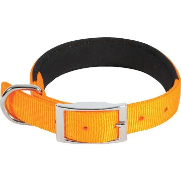 Good Collier Nylon Confort / Orange pour Chien 55cm 25mm