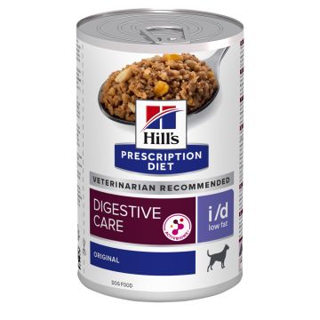 Hill’s Prescription Diet I/D Low Fat – Hondenvoer met Kip – 12x360g