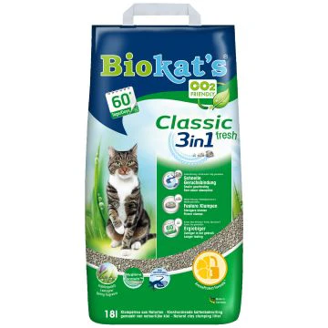Biokat's Classic Fresh Liti&egrave;re pour Chat 18L