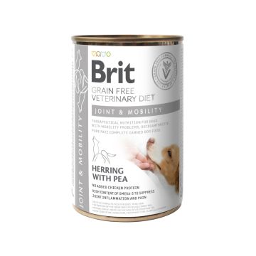 Brit Vet Diet Mobility Natvoer in Blik voor Honden 6x400g