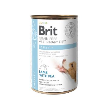 Brit Vet Diet Obesity en Boîtes pour Chien 6x400g