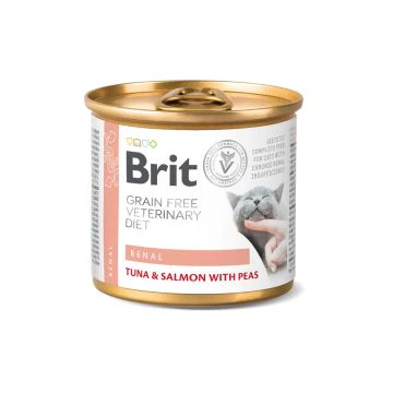 Brit Vet Diet Renal en Boîtes pour Chat 6x200g
