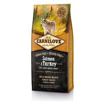CARNILOVE SALMON TURKEY LARGE BREED ADULT DOG 12KG