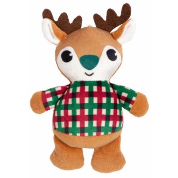 Tom&Co Pluche hert Scotchy Hondenknuffel Groen 17cm