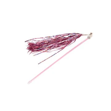 Tom&Co Speelhengel Cheerleader Kattenspeelgoed Roze 32cm