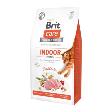 Brit Care Indoor Anti-Stress au Poulet pour Chat 7kg