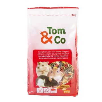 Tom&Co Aliment Complet pour Petits Rongeurs 800g