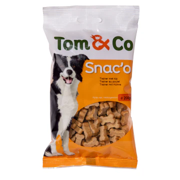 Tom&Co Snaco's Trainer Kip Trainingssnoepjes Hond 200g