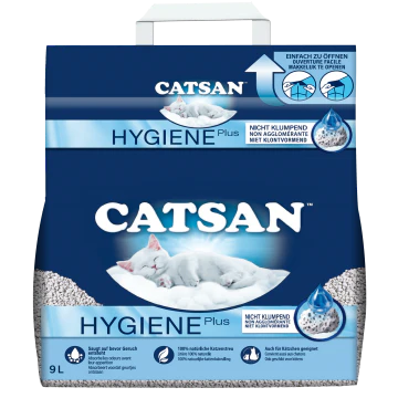 Catsan Hygi&egrave;ne+ Liti&egrave;re pour Chat 9l