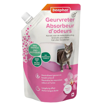 Beaphar Absorbeur D'odeurs Orchidée pour Chat 400g