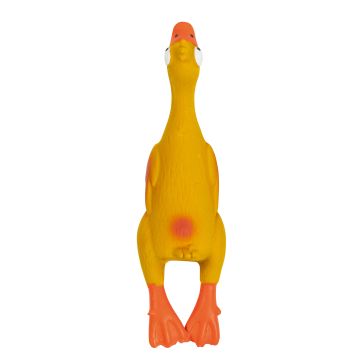 Good Hondenspeelgoed Latex Grappige Eend 14x4x1,5cm