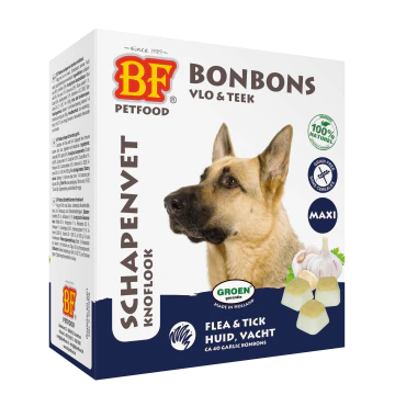 Bf Petfood Schapenvet Knoflook 40st.