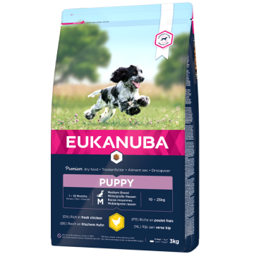 Eukanuba Puppy Medium Breed Pour Chien 15kg