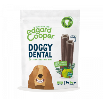 Edgard & Cooper Sticks Dental pour Chiens Médium Pomme & Eucalyptus - 160g