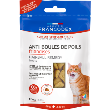 Francodex Anti-Boules De Poils Friendises pour Chats 65g