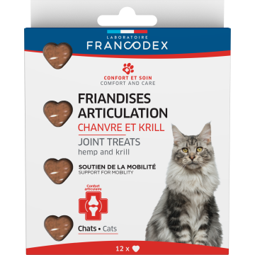 Francodex Friandises Articulation pour Chats 12 pièces