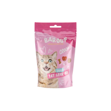 Barouf Cat Love Mix Friandises pour Chat 60g