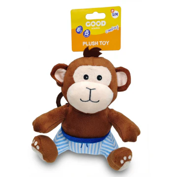 Good LDV Singe Peluche Extra Fort pour Chiens 15cm