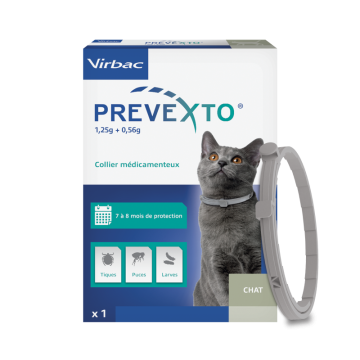 Prevexto Collier Antiparasitaire pour Chats