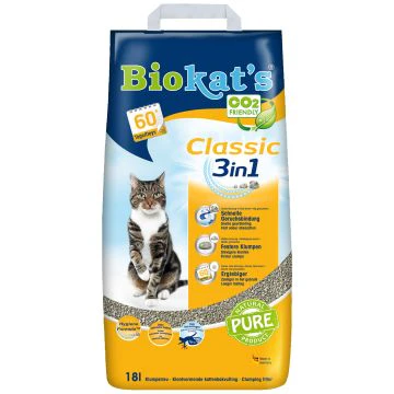 Biokat's Classic Litière pour Chat 18L