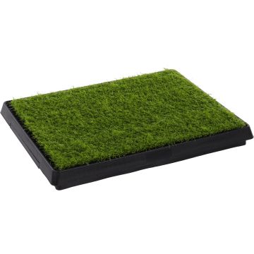 Flamingo Toilette pour Animaux Herbe + Plateau Pelou 63x51x6,3cm