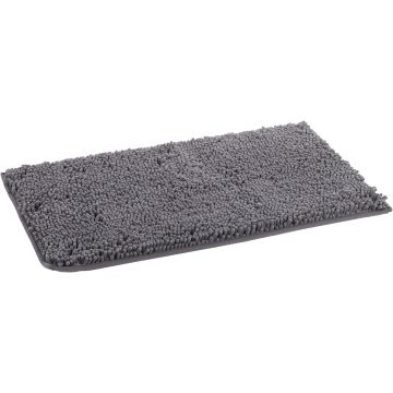 Flamingo Tapis Anti-Salissures Fluffy Rectangle Gris