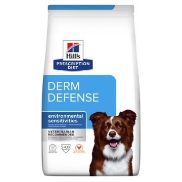 Hill's Prescription Diet Derm Defense croquettes pour chien - 12Kg au poulet 