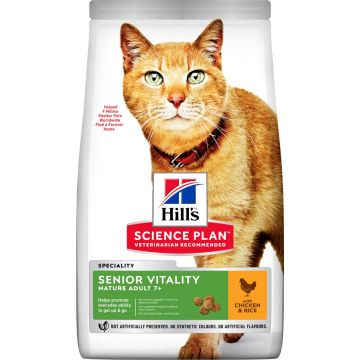 Hill's Science Plan Adult 7+ Youthful Vitality croquettes pour chat âgé au poulet