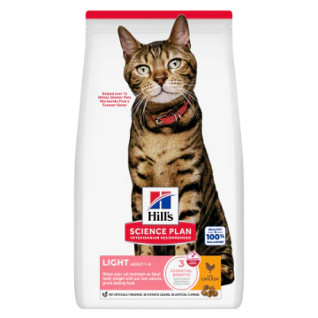 Hill's Science Plan Light Adult Kattenvoer Kip 1,5kg