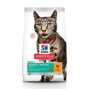 Hill's Science Plan Adult Perfect Weight croquettes pour chat au poulet