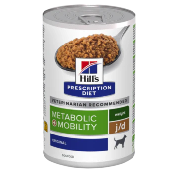 Hill's Prescription Diet J/D Metabolic + Mobility boîtes pour chien 12x370g