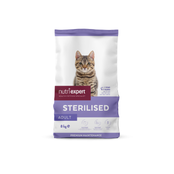 Nutri Expert Sterilised Croquettes Pour Chat 8kg