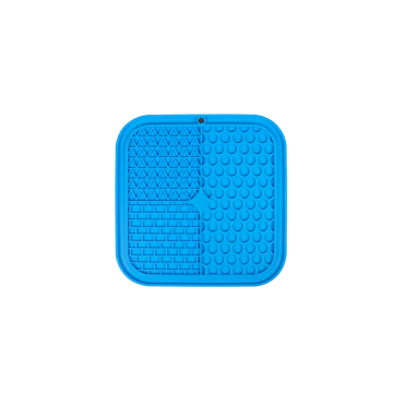 Good Tapis De Léchage Jef Blue 20x20cm pour Chien