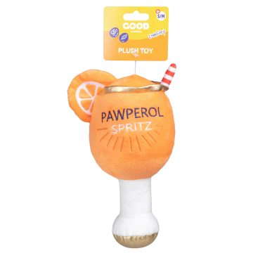 Good LDV Pawperol Spritz Cocktail Peluche pour Chiens 14x8x23cm