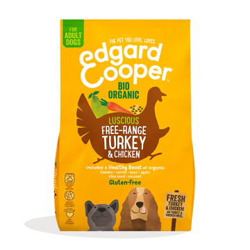 Edgard&Cooper Croquettes BIO pour chien à la dinde - 7kg